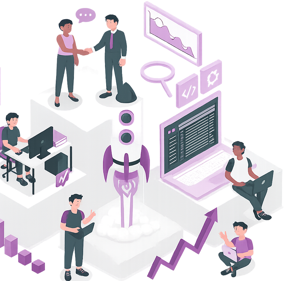 Enterprise Software Illustration